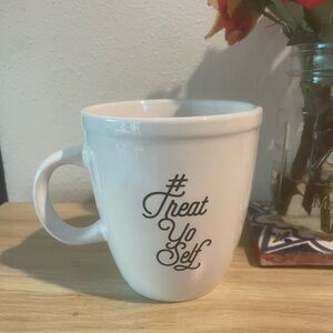 Treat Yo Self Coffee Mug – Funny Novelty Ceramic Cup